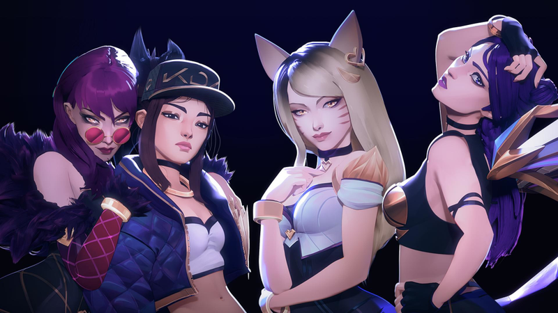 Illustration for article titled The Art Behind League Of Legends' K-Pop VideoÂ